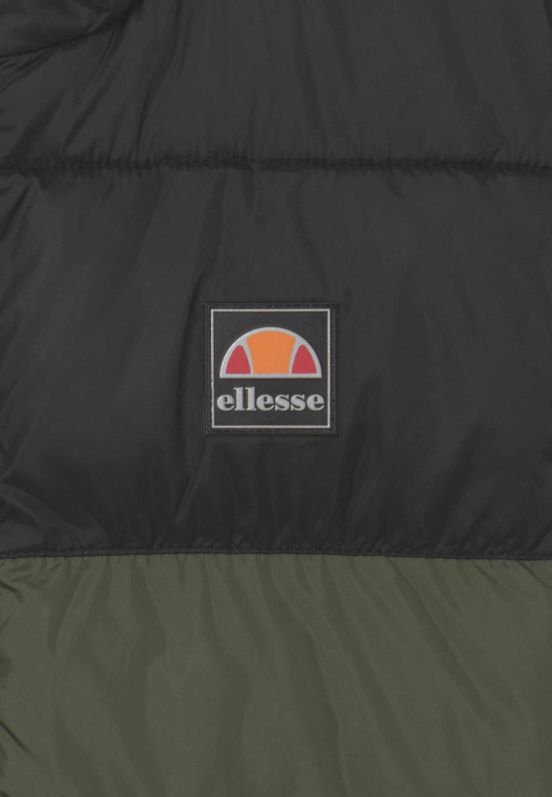Ellesse Transo Padded Unisex - Winter Jacket - Black/Dark Green - Image 3