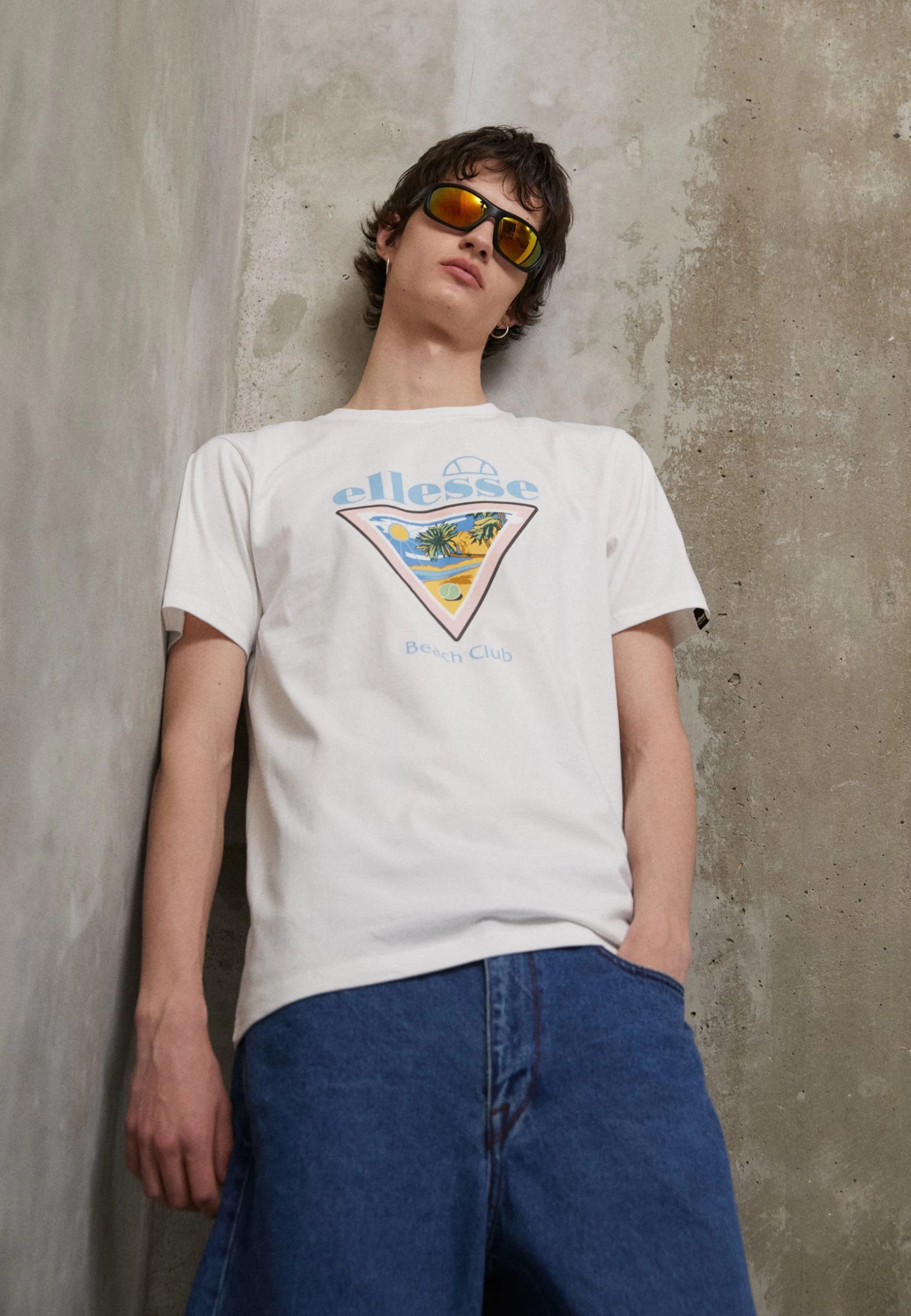 Ellesse Pavlo - Print T-Shirt - White