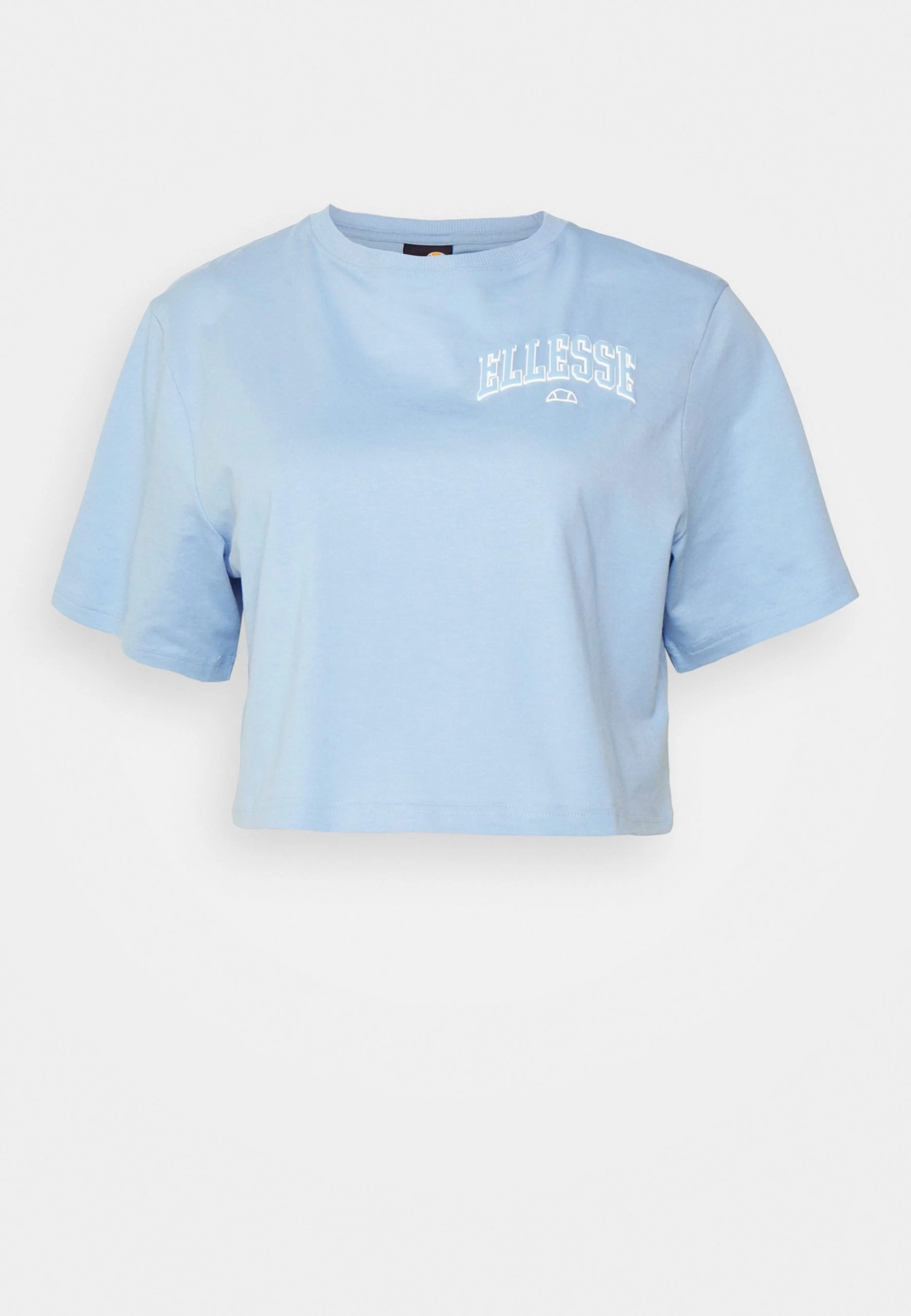 Ellesse Beneventi Crop - Print T-Shirt - Light Blue - Image 6