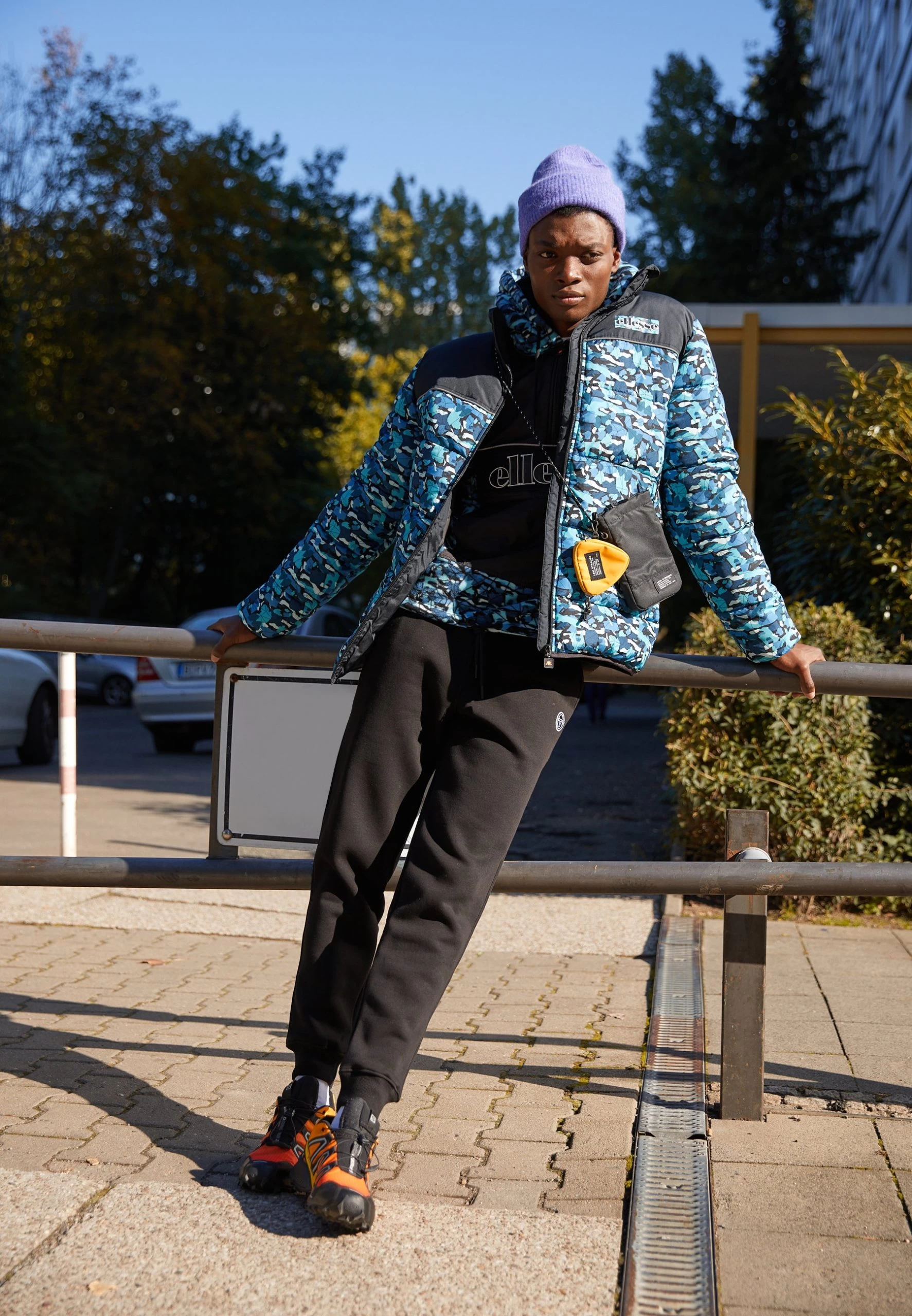 Ellesse Lecta Padded Jacket - Short Coat - Blue - Image 2