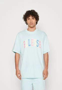 Ellesse Calipsi Unisex- Print T-Shirt - Light Blue