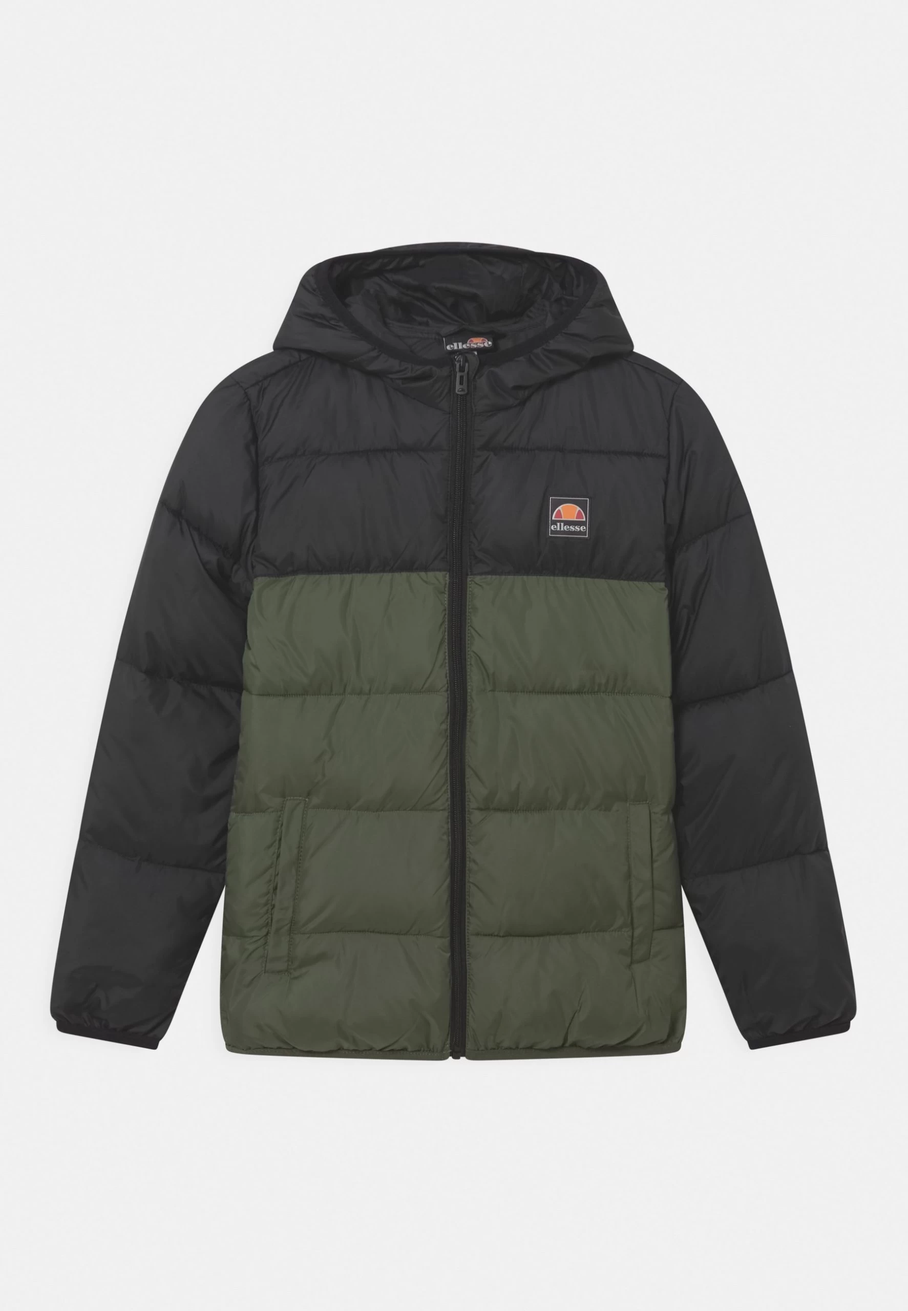 Ellesse Transo Padded Unisex - Winter Jacket - Black/Dark Green