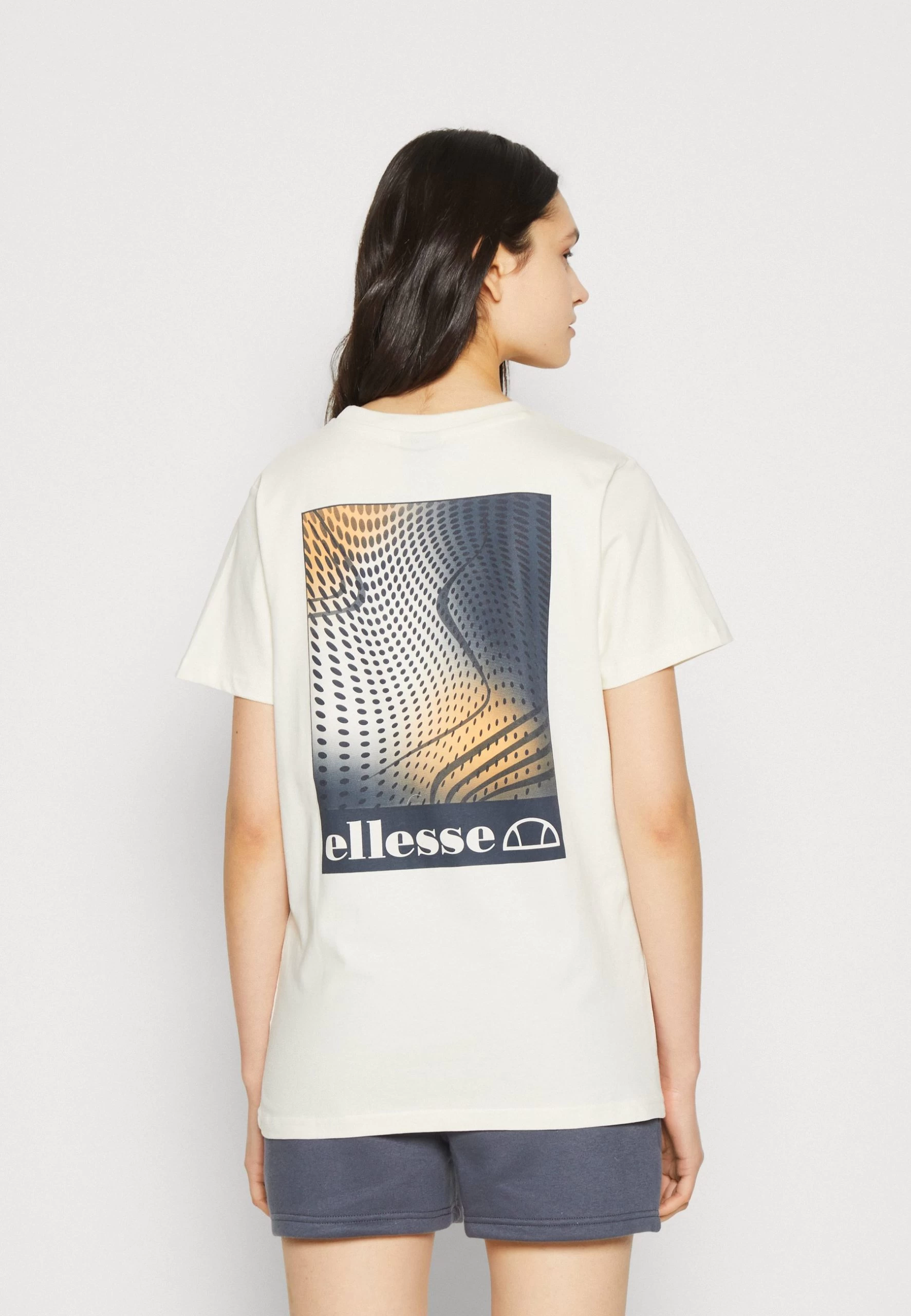 Ellesse Tullo - Print T-Shirt - Off White
