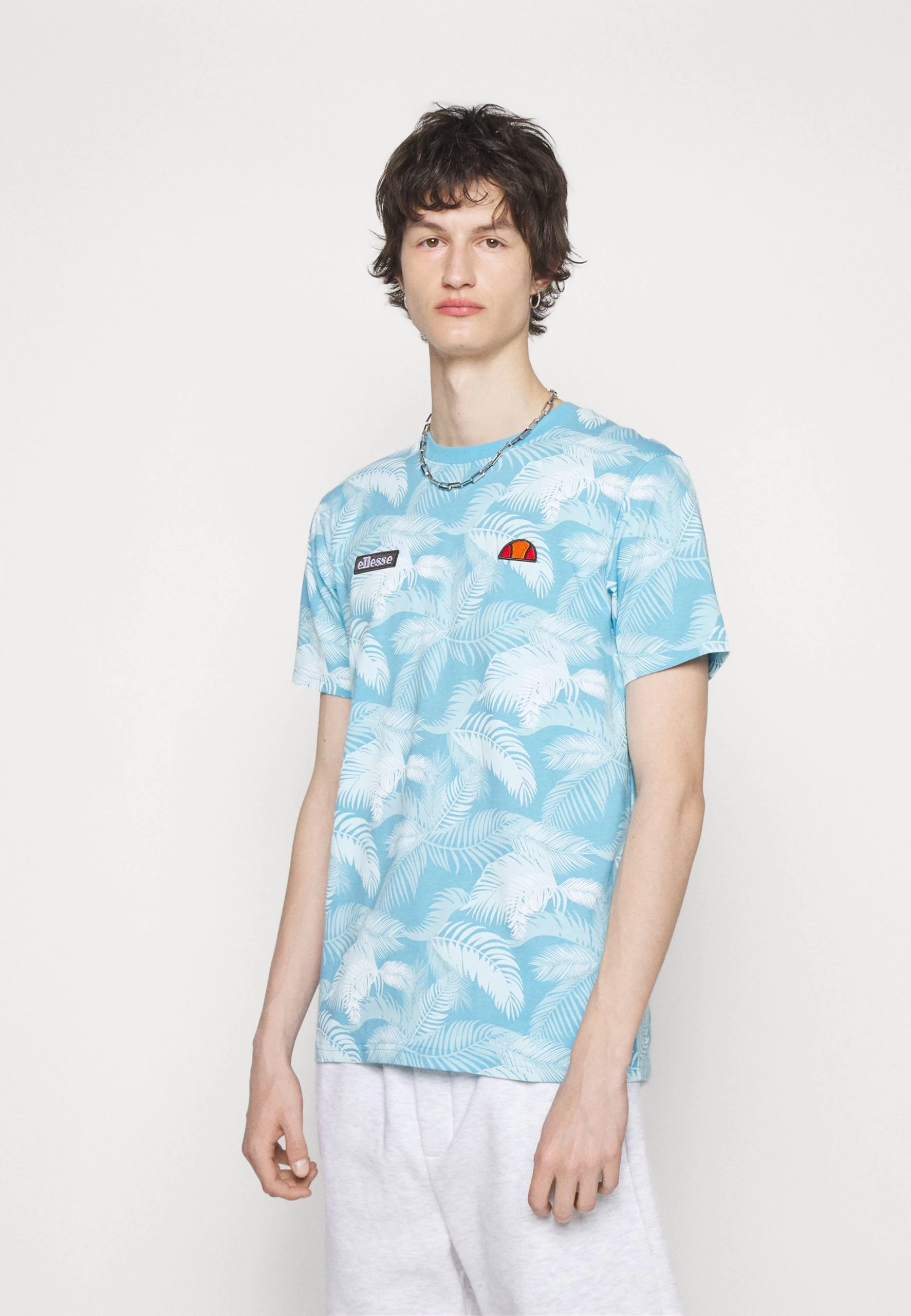 Ellesse Cristia - Print T-Shirt - Light Blue - Image 3