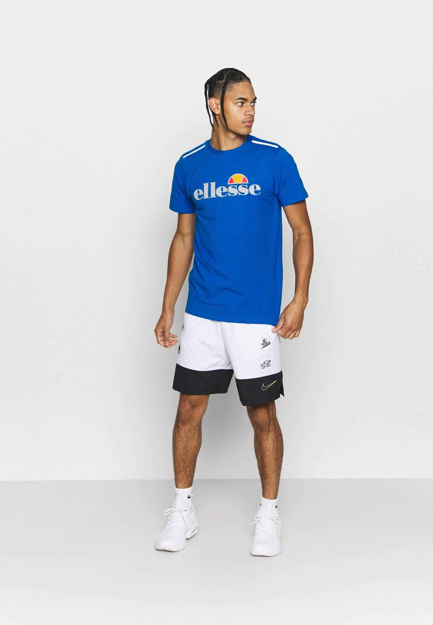 Ellesse Cella- Print T-Shirt - Blue - Image 2