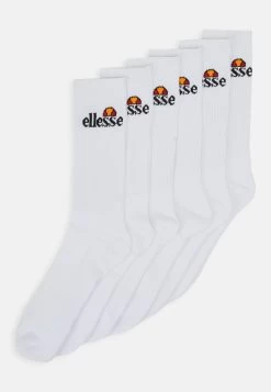 Ellesse Romuno Unisex 6 Pack - Socks - White