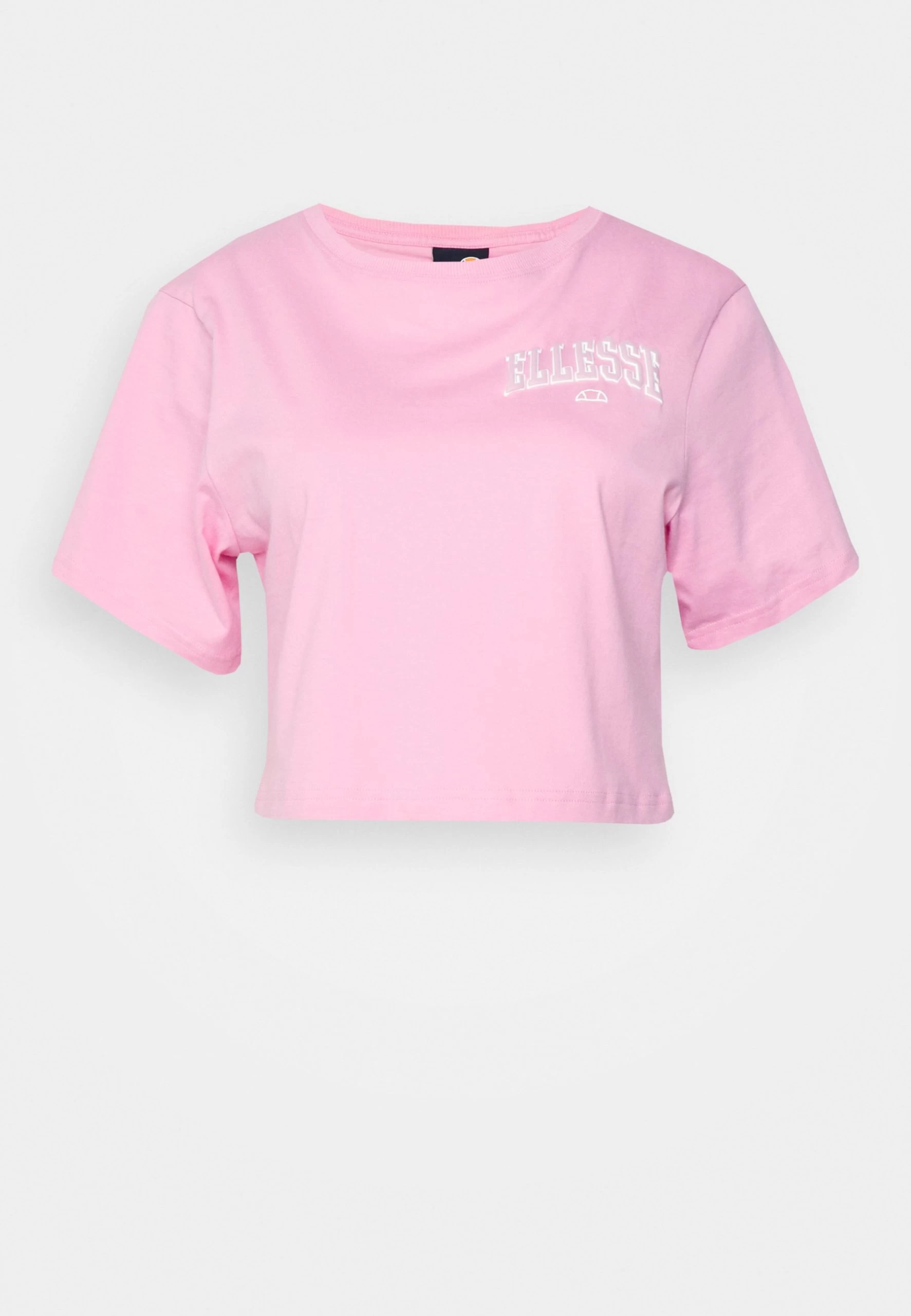Ellesse Beneventi Crop - Print T-Shirt - Pink - Image 6