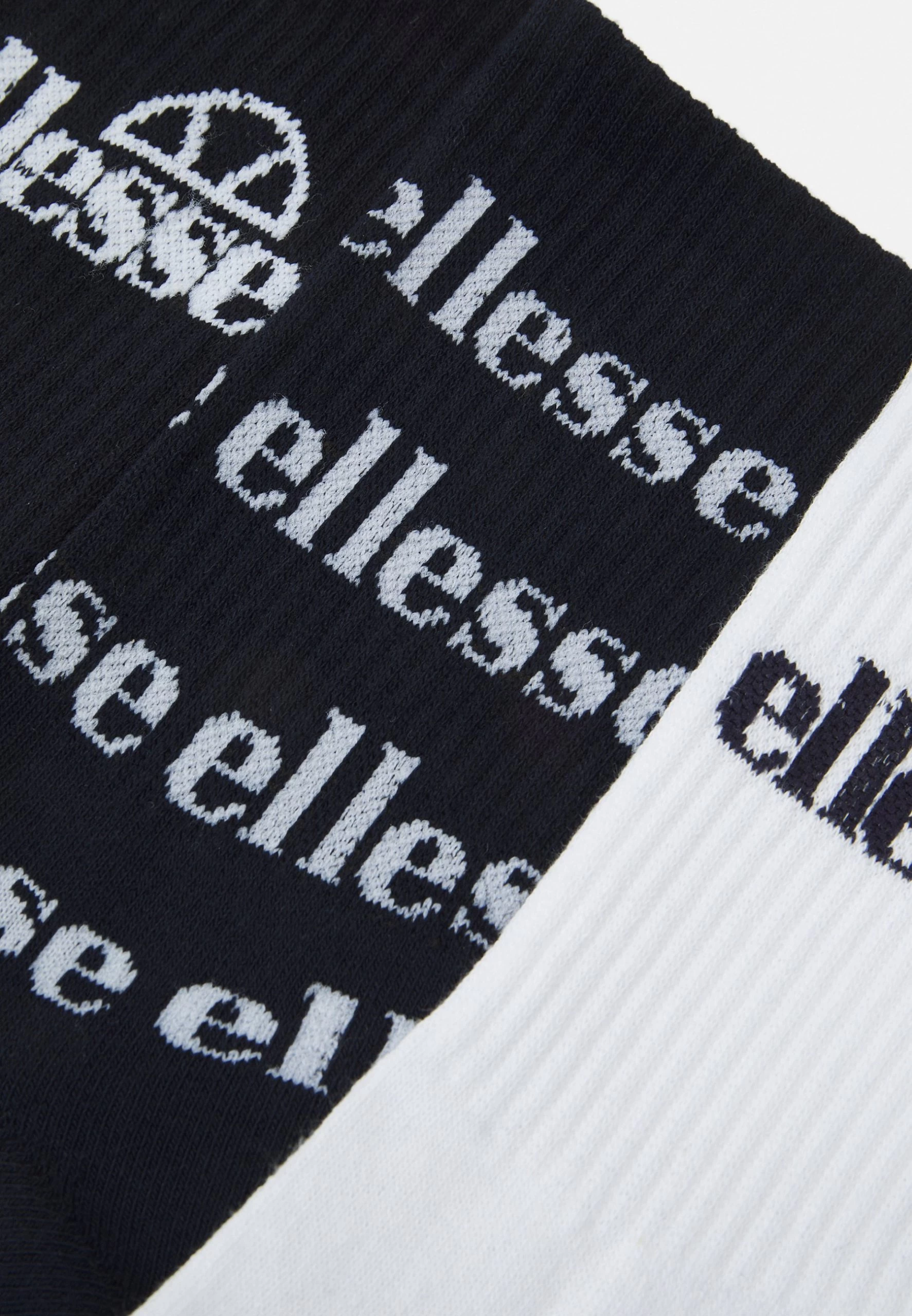 Ellesse Samba Unisex 3 Pack - Socks - White/Navy - Image 2