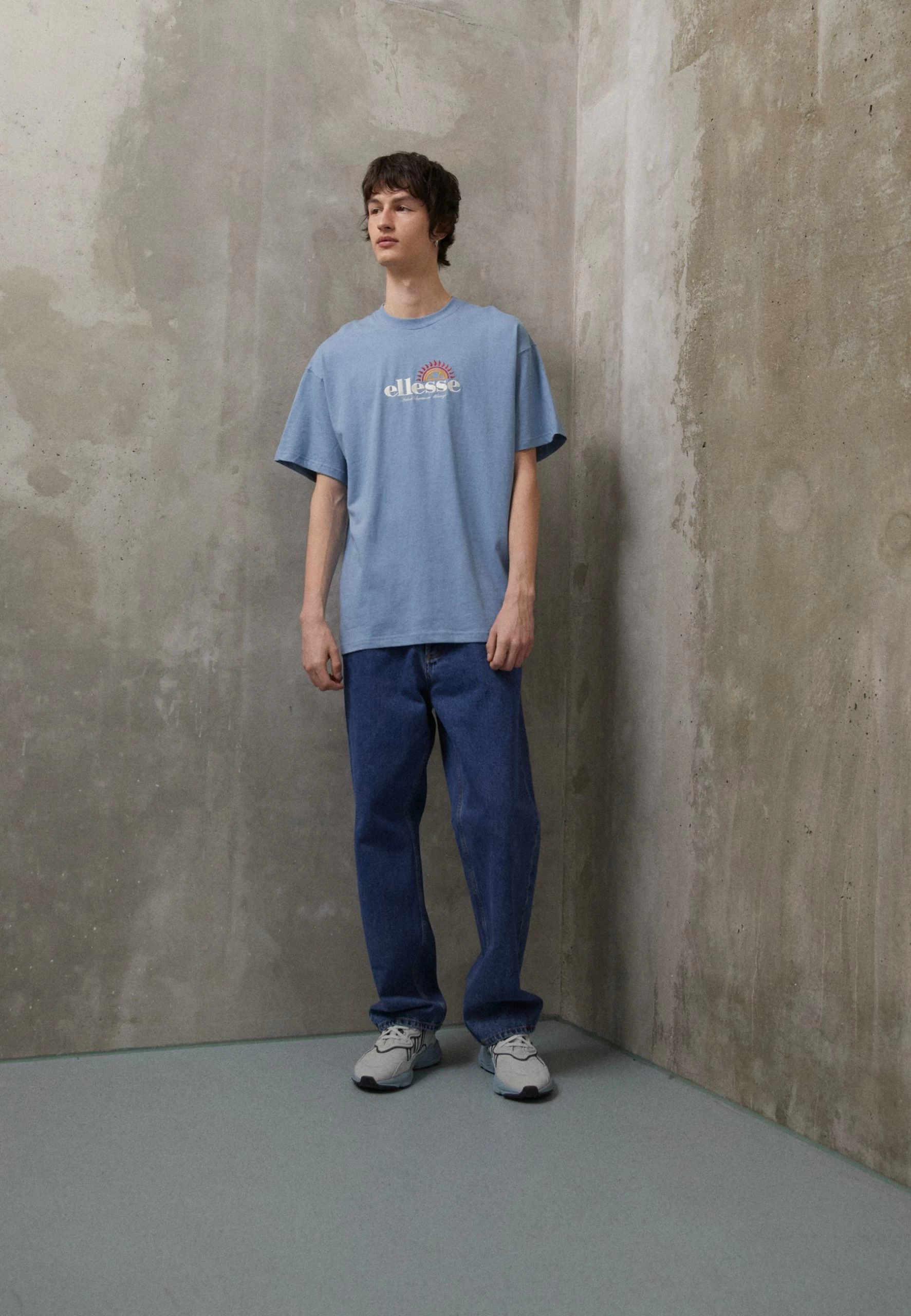 Ellesse Aestas - Print T-Shirt - Blue - Image 2