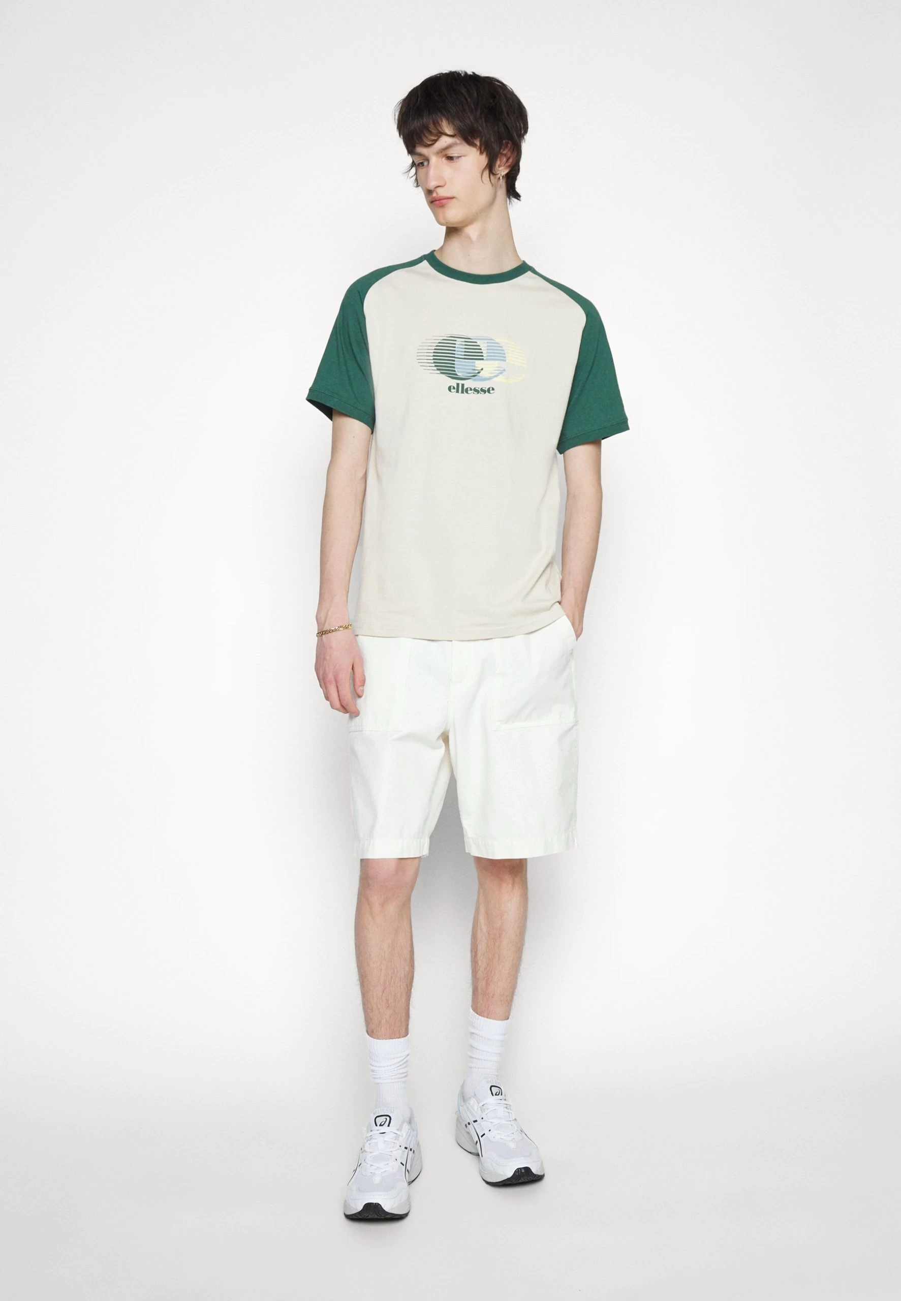 Ellesse Perrow - Print T-Shirt - Beige - Image 5