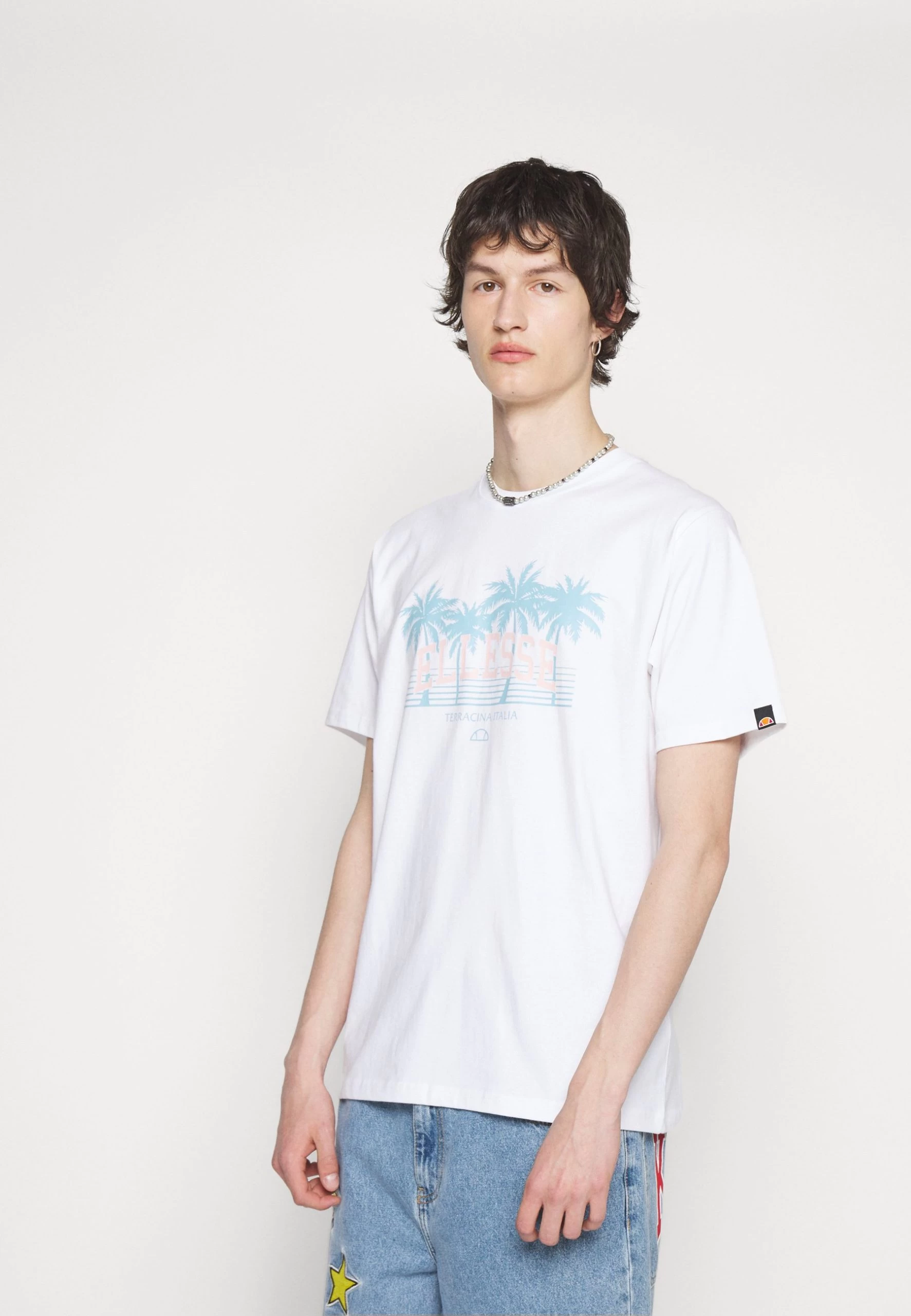 Ellesse Peralo - Print T-Shirt - White - Image 4