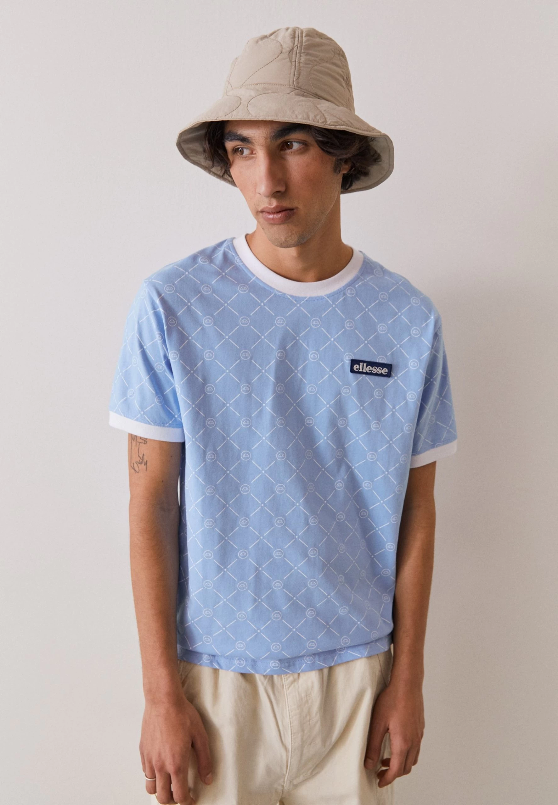 Ellesse Villoa - Print T-Shirt - Light Blue