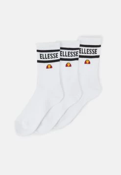 Ellesse Adriani Unisex 3 Pack - Socks - White