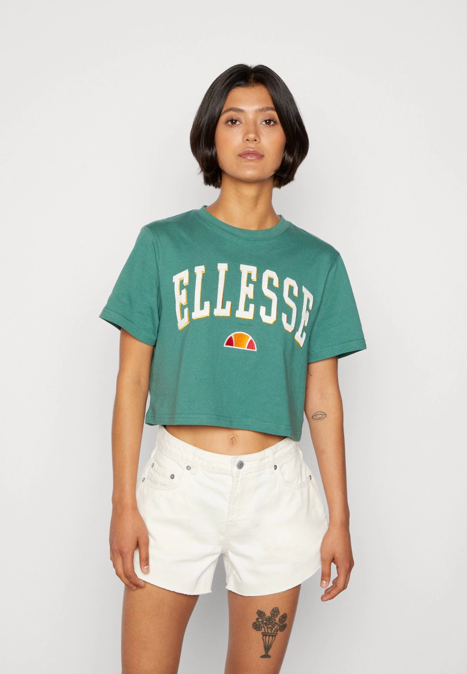 Ellesse Mondo Crop - Print T-Shirt