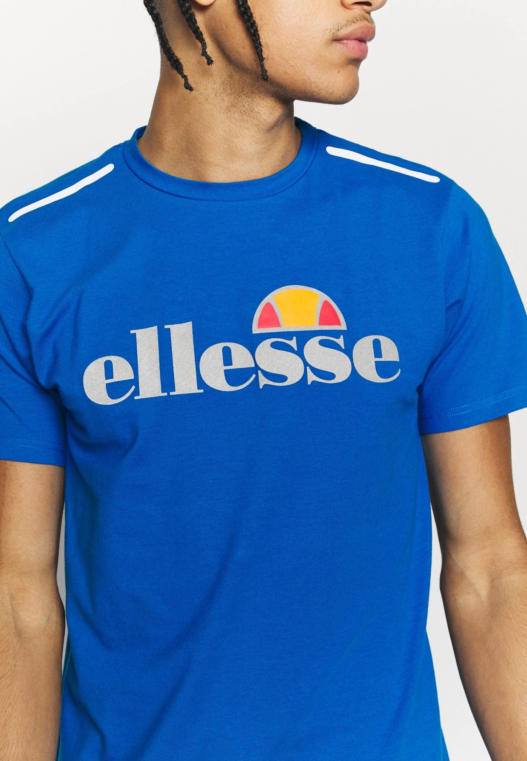 Ellesse Cella- Print T-Shirt - Blue - Image 5