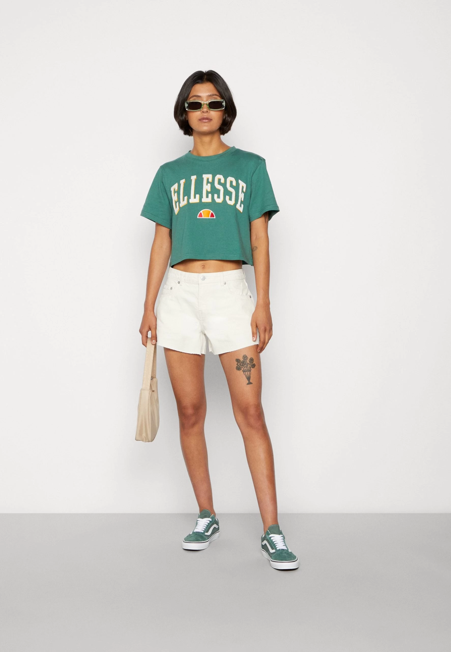 Ellesse Mondo Crop - Print T-Shirt - Image 2