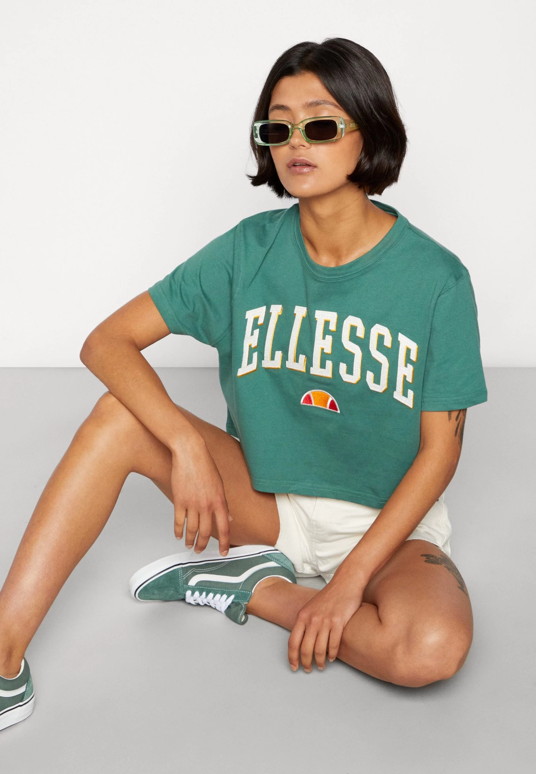 Ellesse Mondo Crop - Print T-Shirt - Image 4