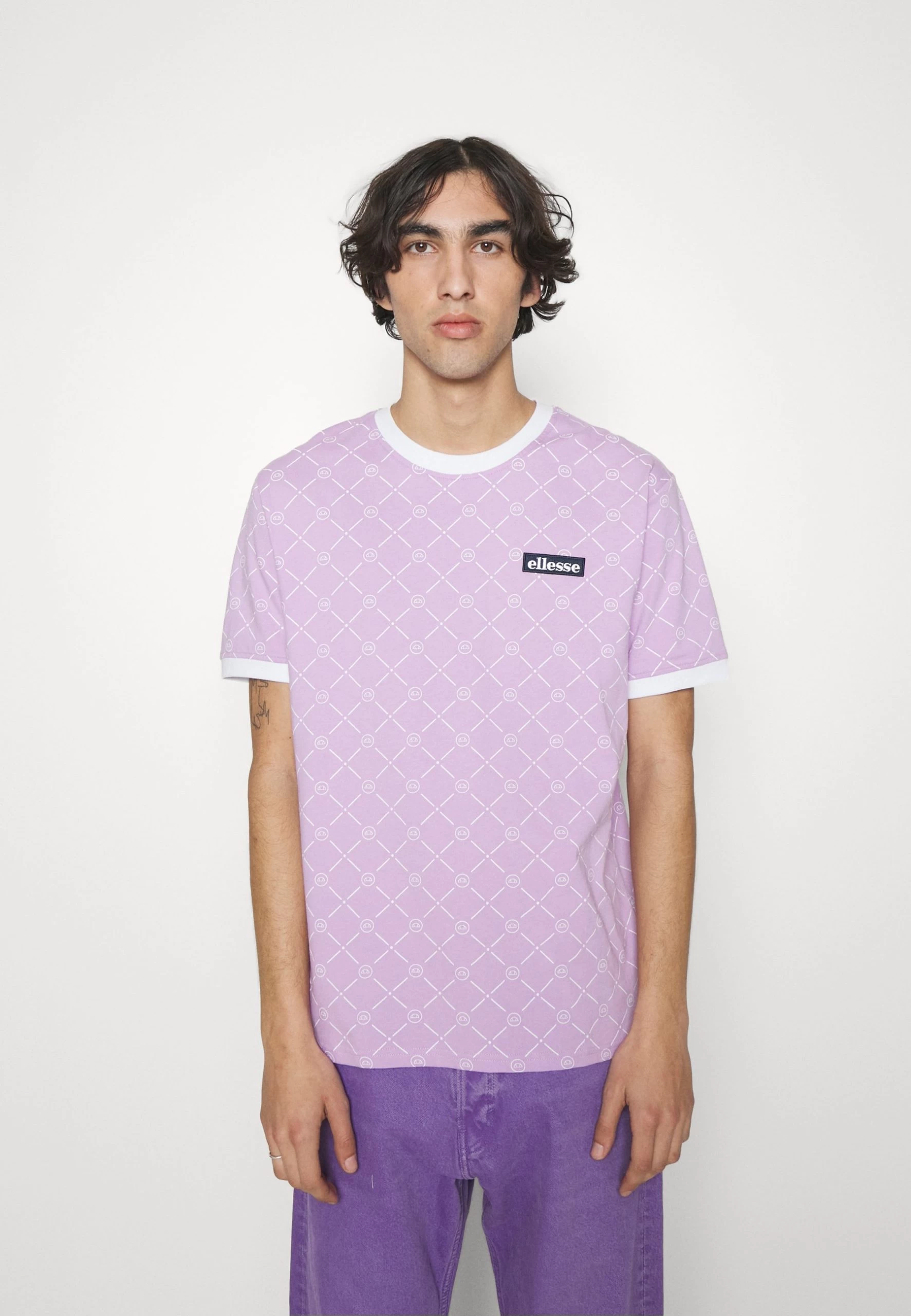 Ellesse Villoa - Print T-Shirt - Light Purple - Image 3