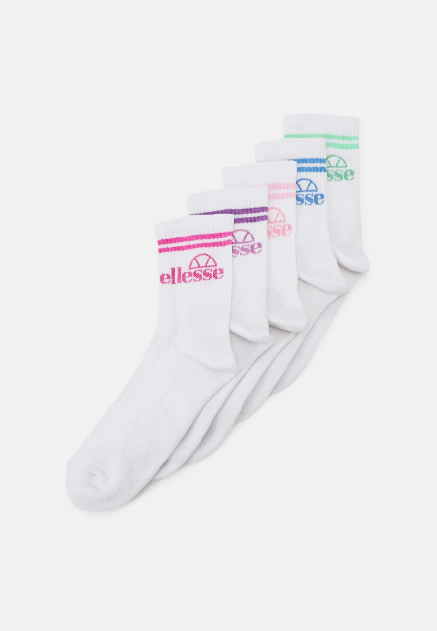 Ellesse Ralla Unisex 5 Pack - Socks - White