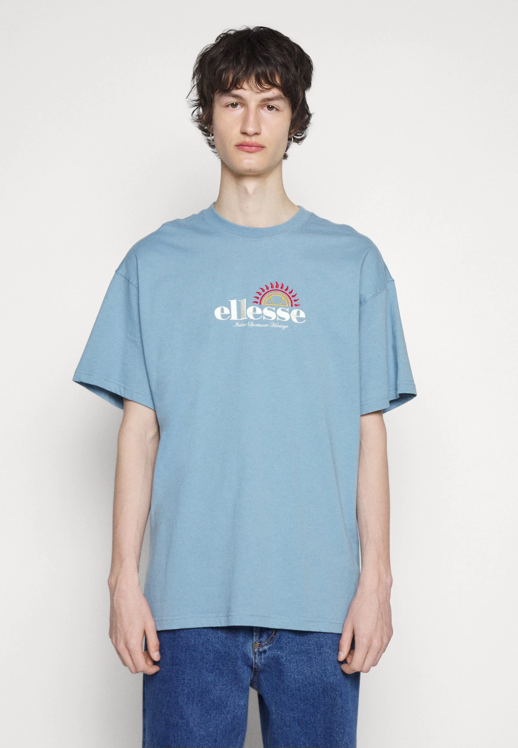 Ellesse Aestas - Print T-Shirt - Blue - Image 3