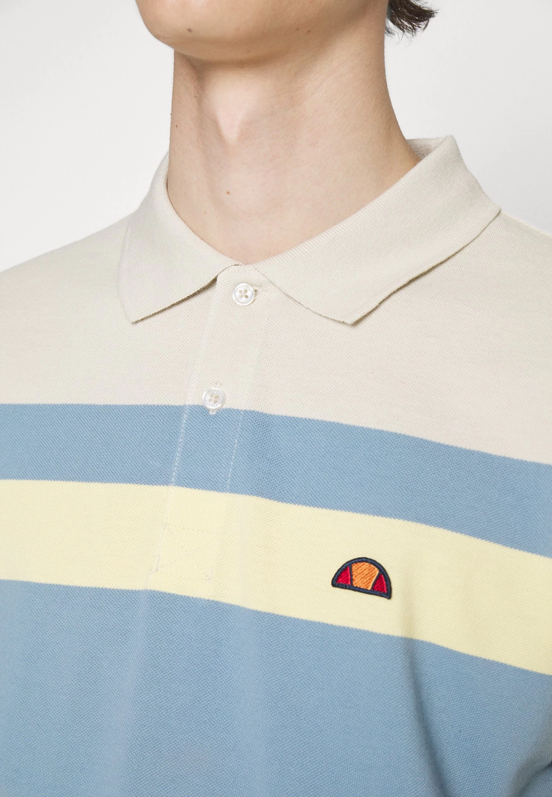 Ellesse Damia - Polo Shirt - Beige/Blue - Image 7